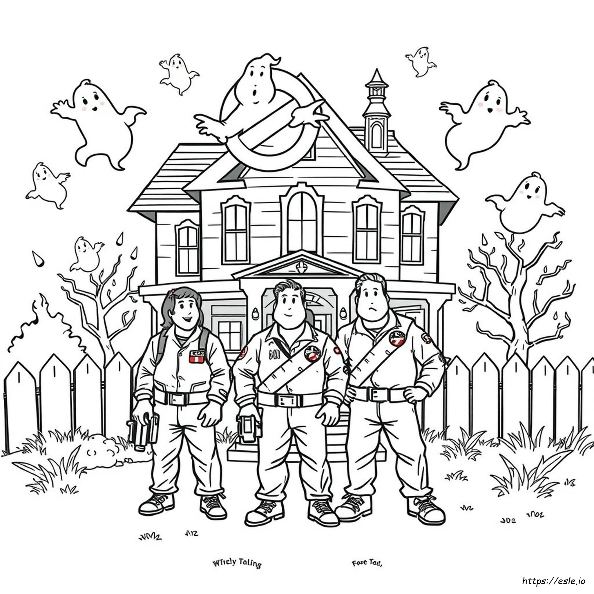 Free Coloring Pages Ghostbusters