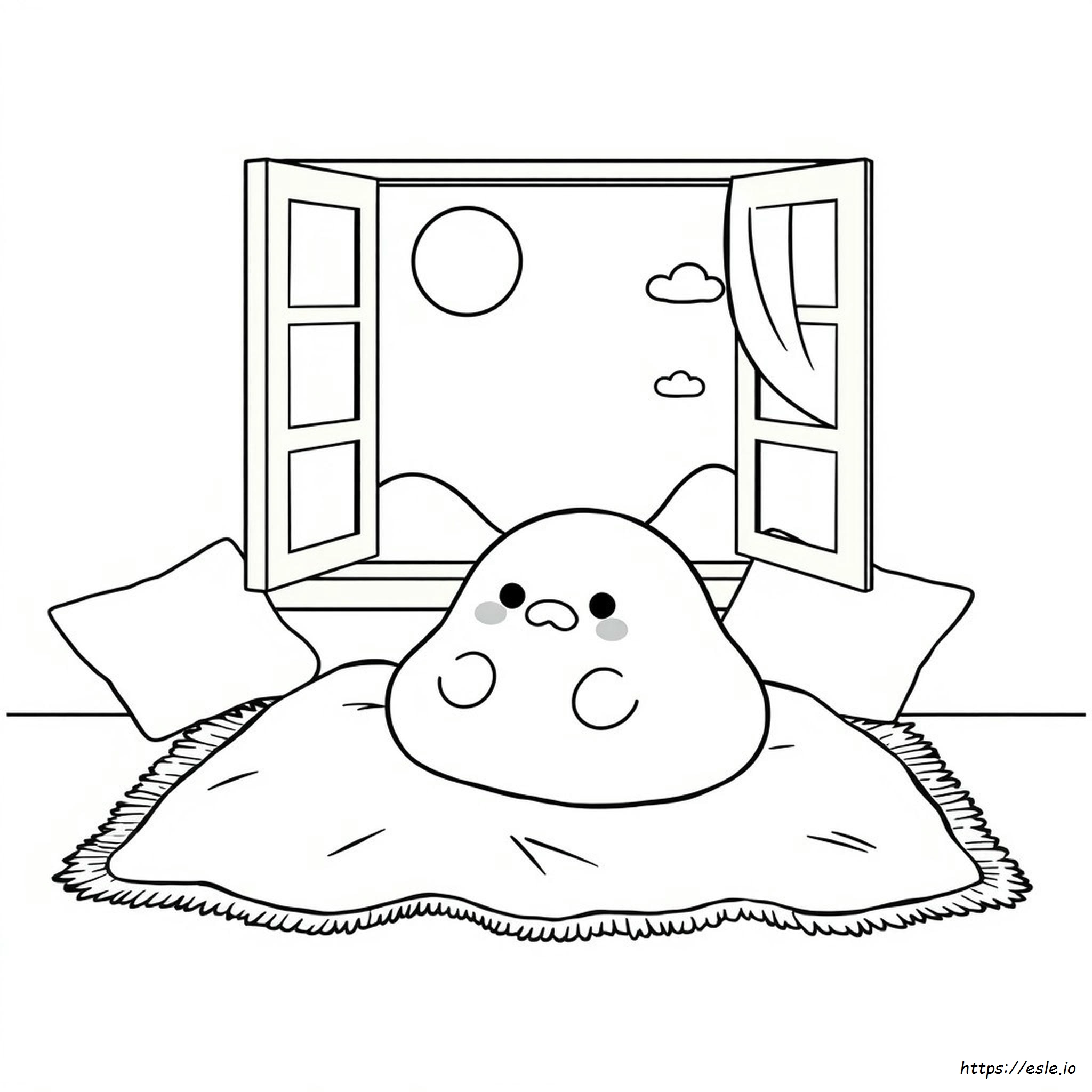 Gudetama Para Colorear