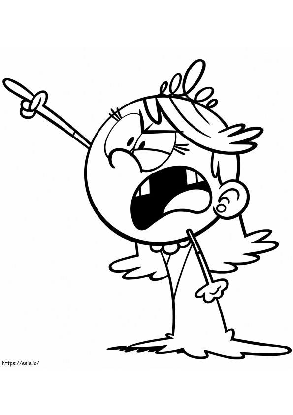 Lola Loud House coloring page