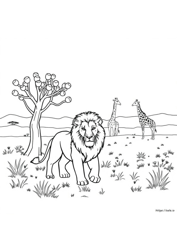 Printable South Africa Colouring Pages