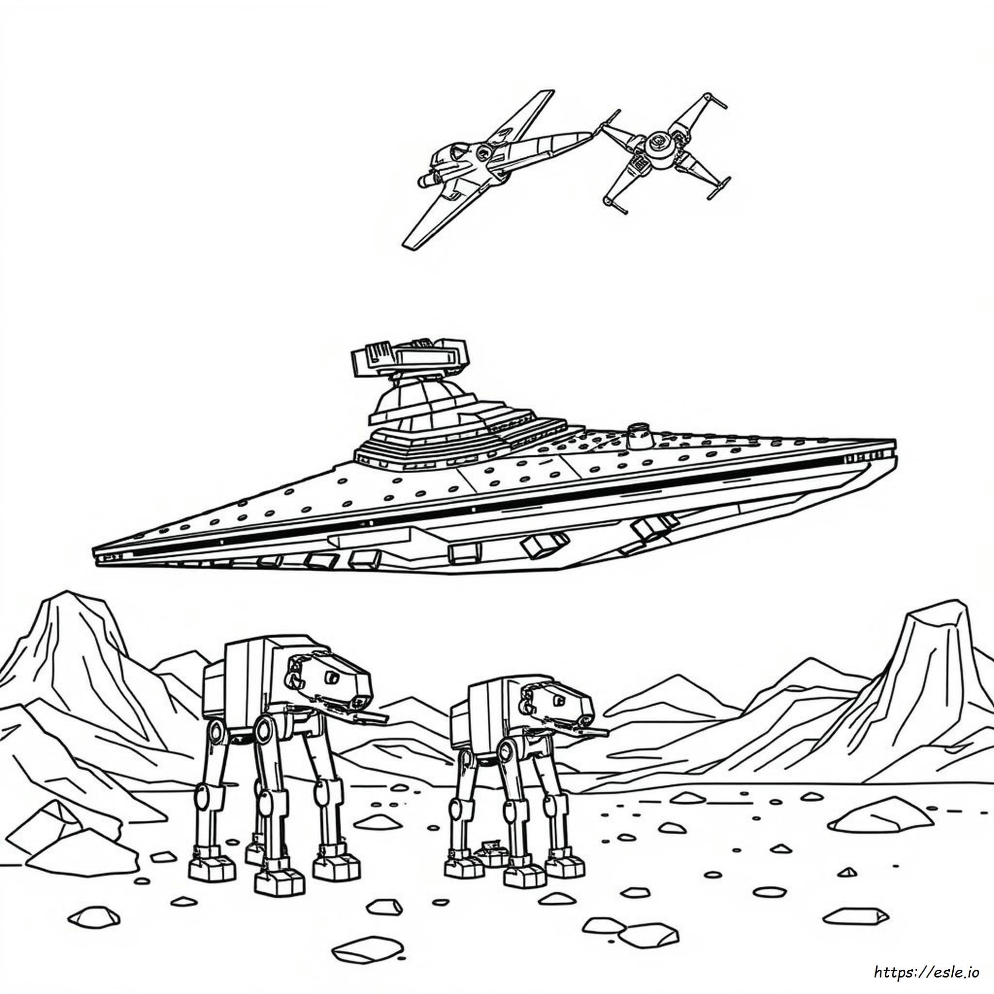 Lego Star Wars The Force Awakens Coloring Pages