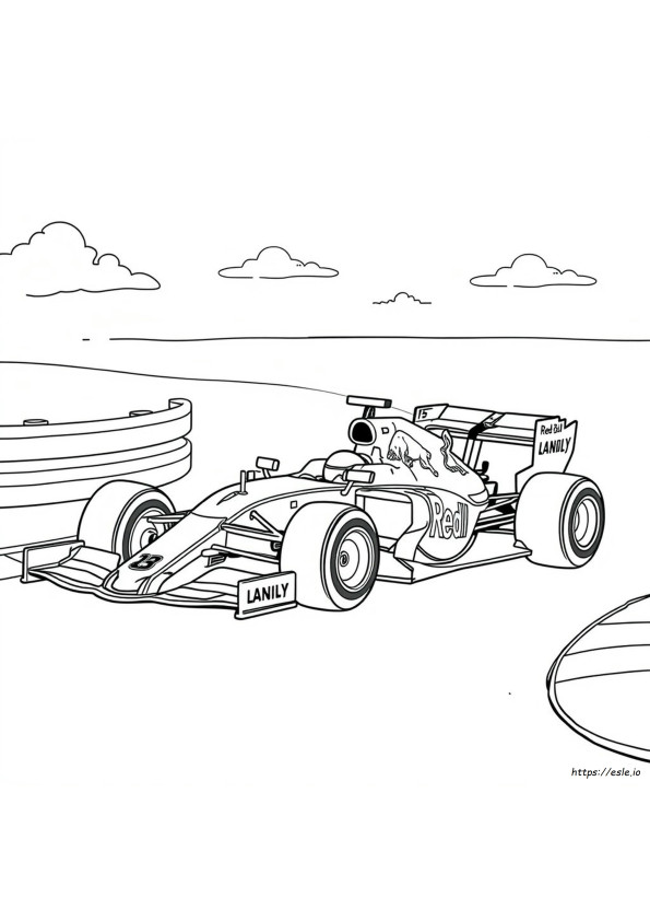 F1 Red Bull Boyama Sayfaları