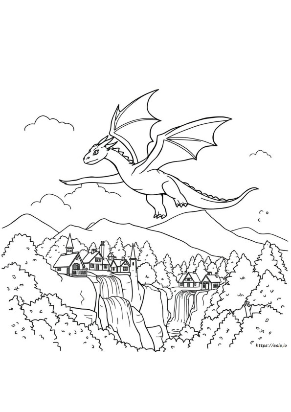 Coloring Pages Of Dragon Tales