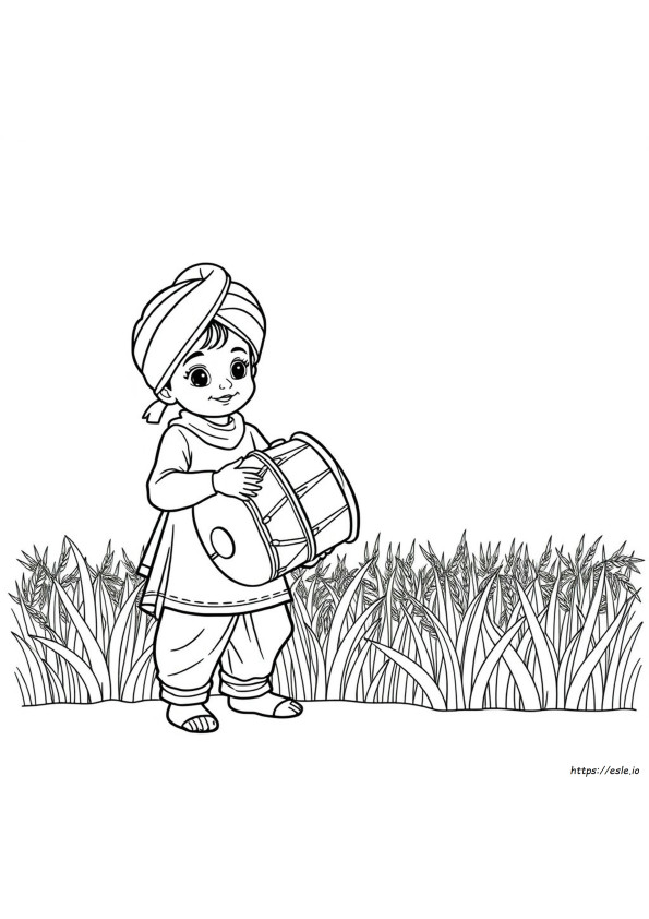 Punjabi Coloring Pages
