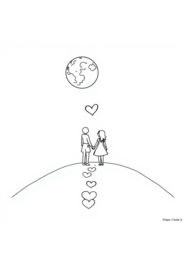 I Love You To The Moon And Back Coloring Pages