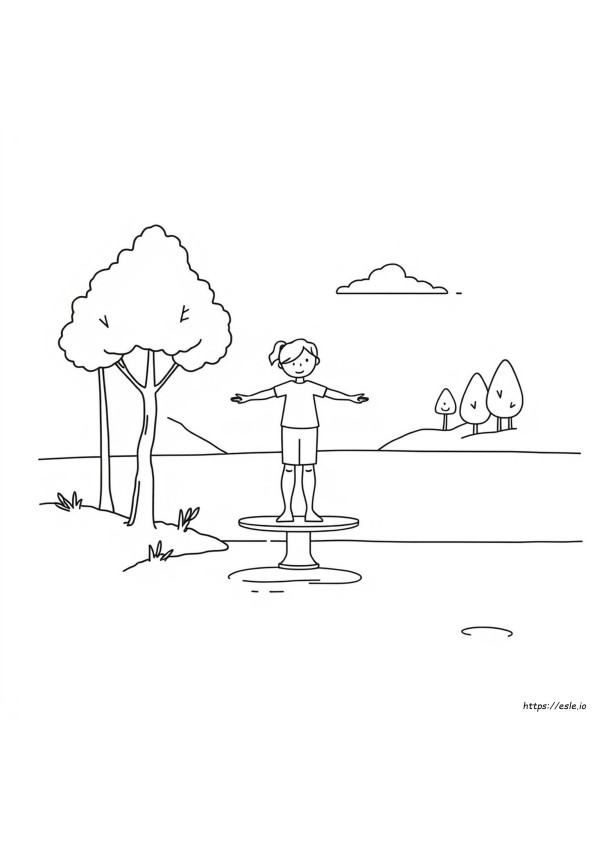 Balance Coloring Page