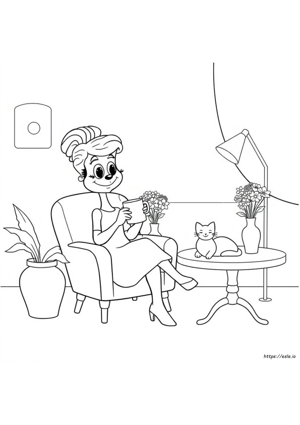 Fifi La Fume Coloring Book