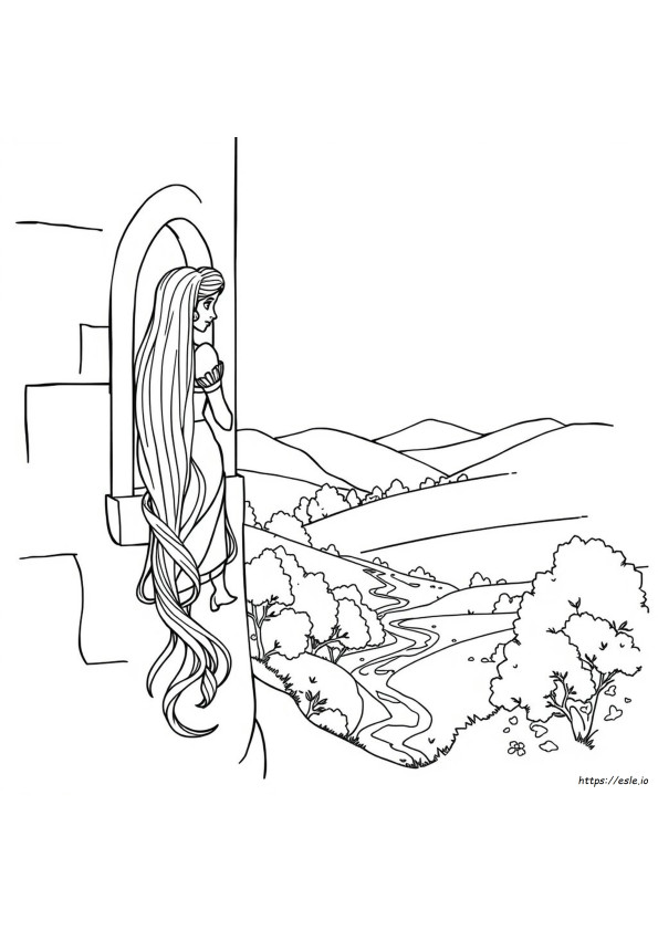 Repunzel Coloring