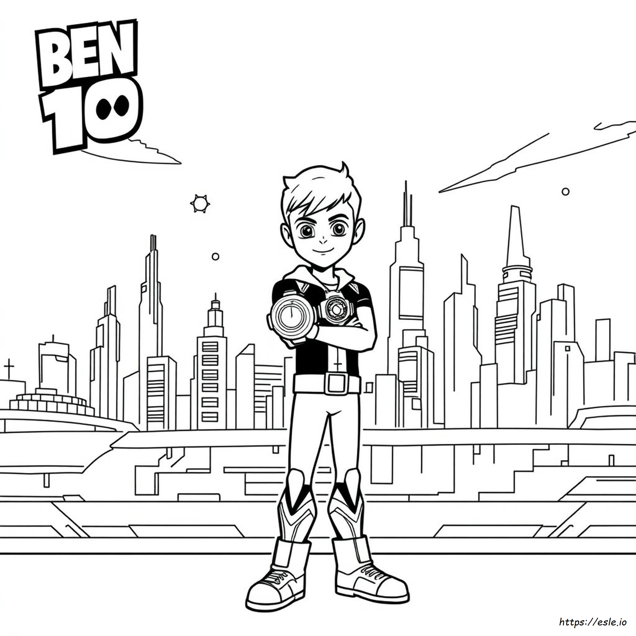 Disegni Da Colorare Kevin 11 Omnitrix Ben 10