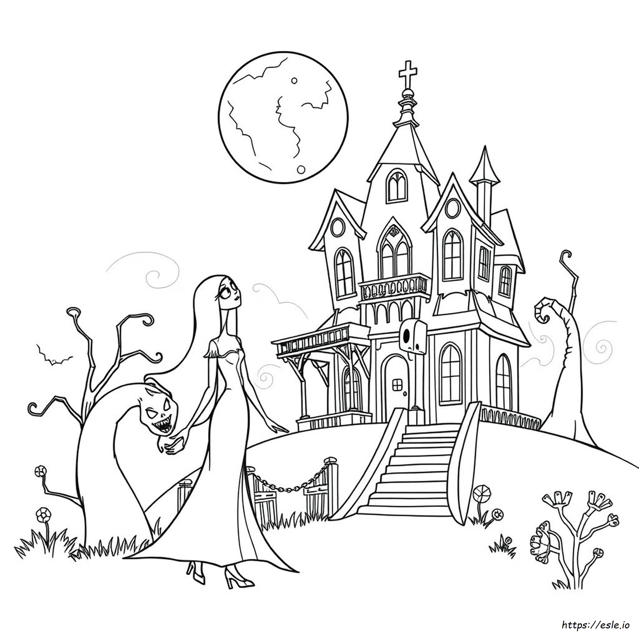 Printable Nightmare Before Christmas Coloring Pages