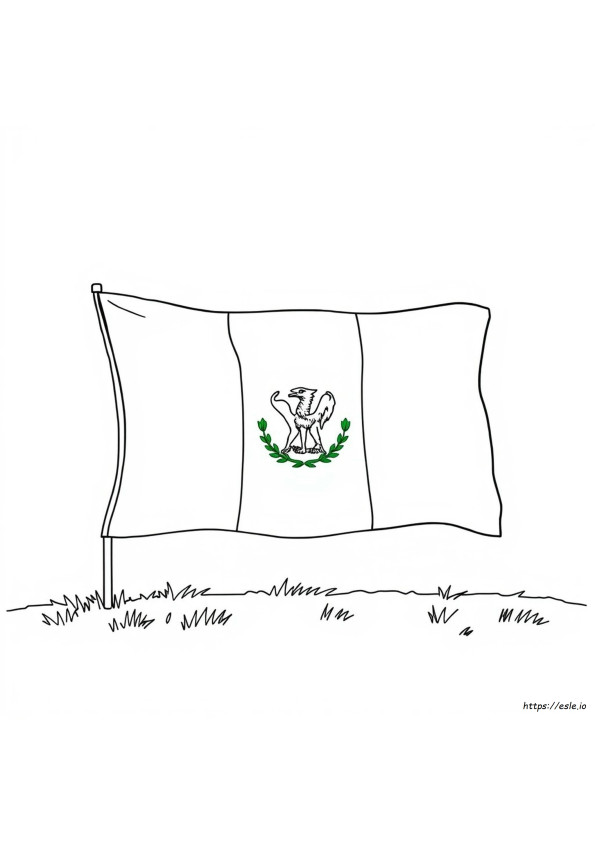 Drawing Coloring Page Printable Nigeria Flag
