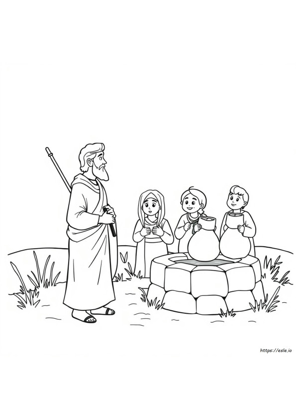 Dibujo De José Perdonando A Sus Hermanos Para Colorear
