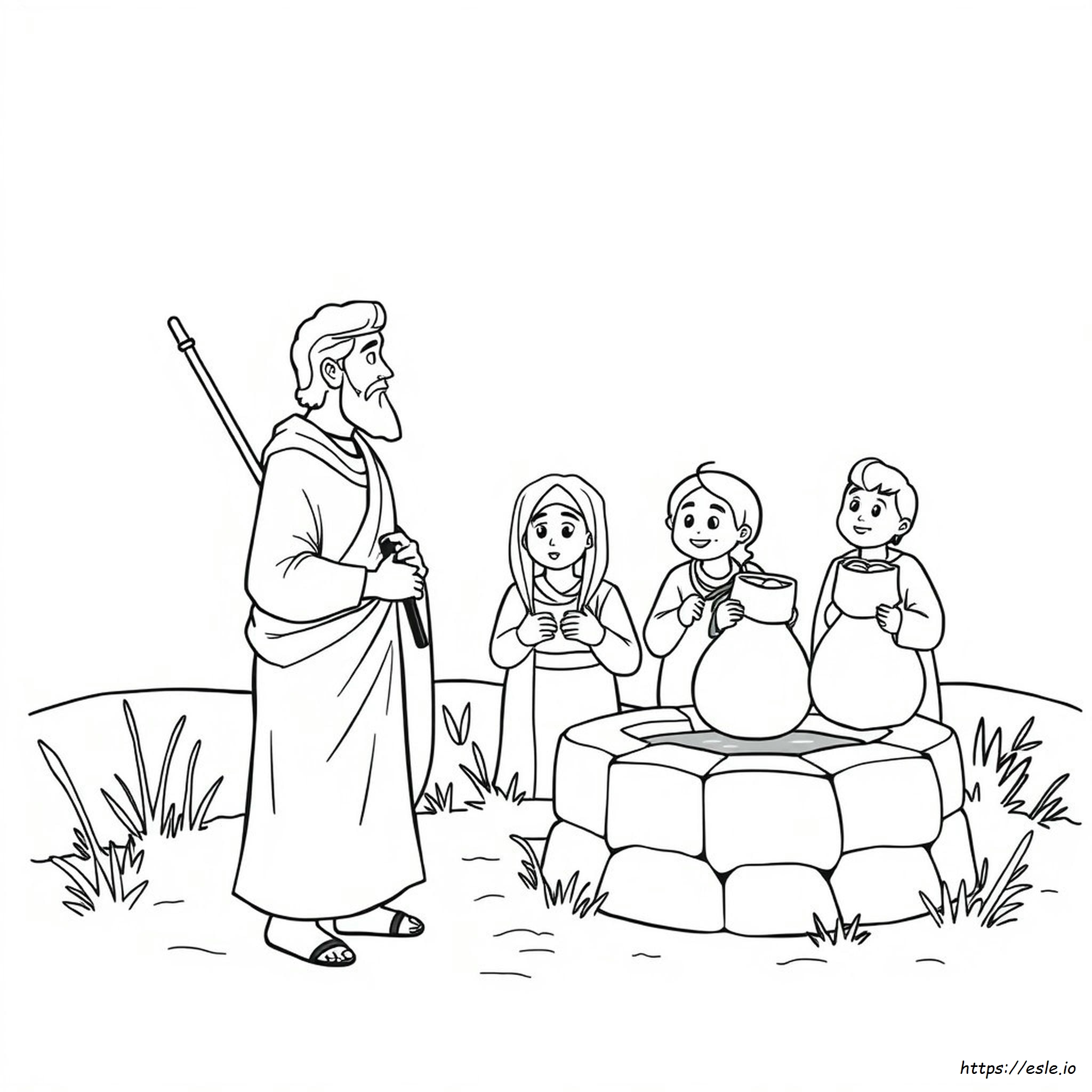 Coloriage Joseph Pardonnant À Ses Frères