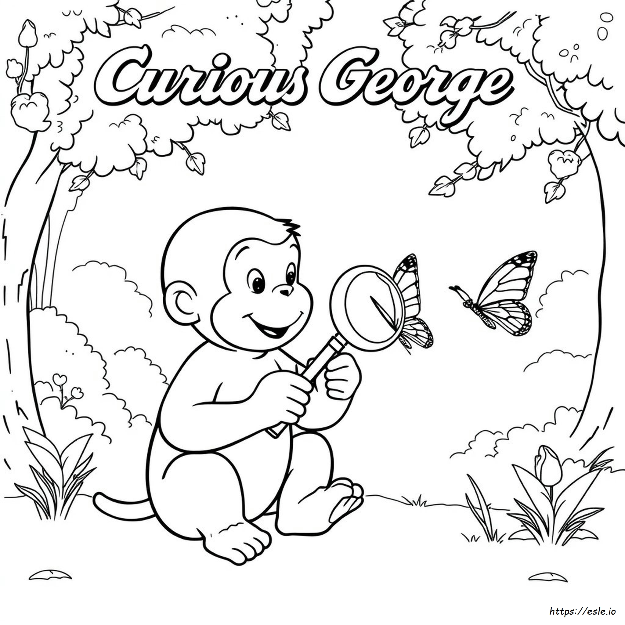 Curious George Coloring Pages Pdf