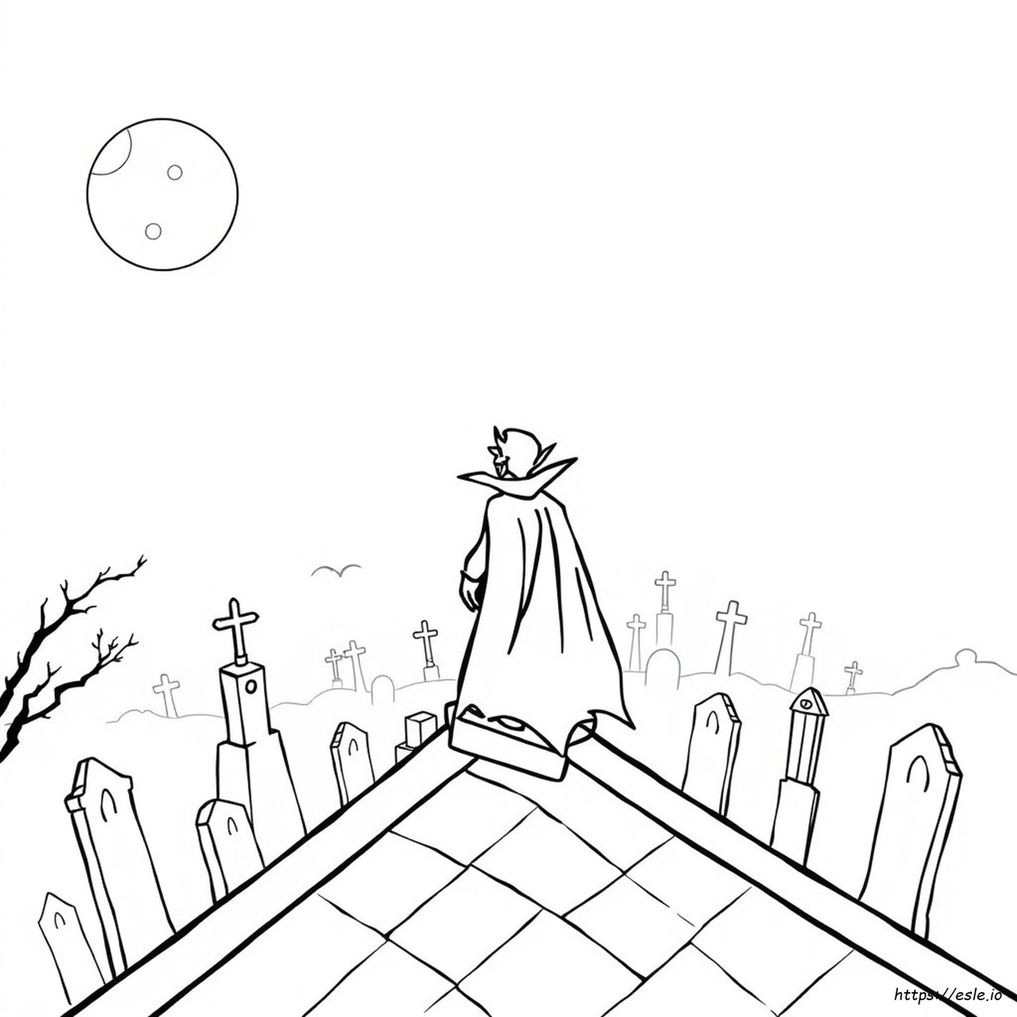 Dracula Coloring Pages Printable