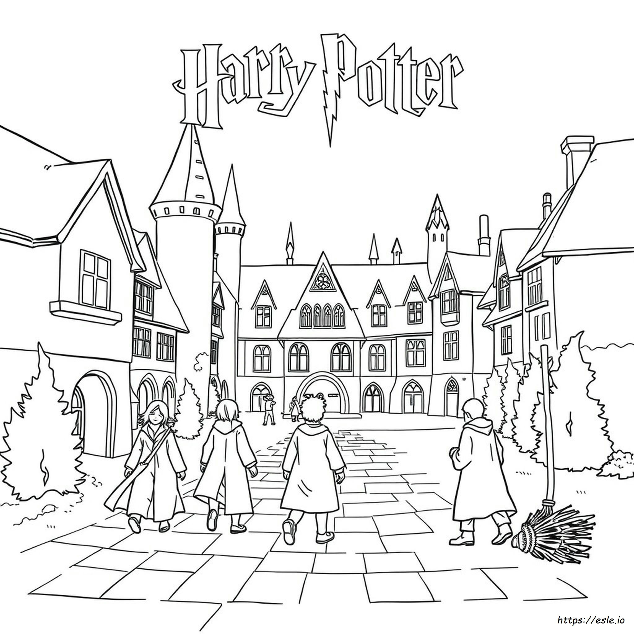 Harry Potter Coloring Pages For Kids