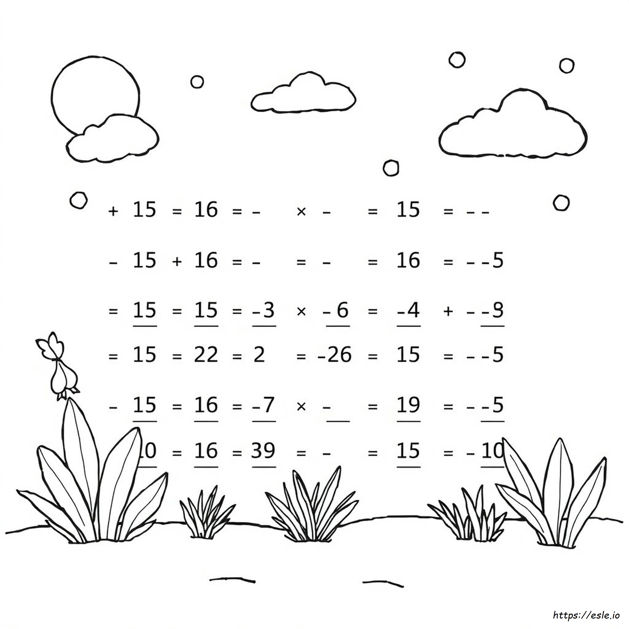 Coloriages Magiques Chiffres Et Maths
