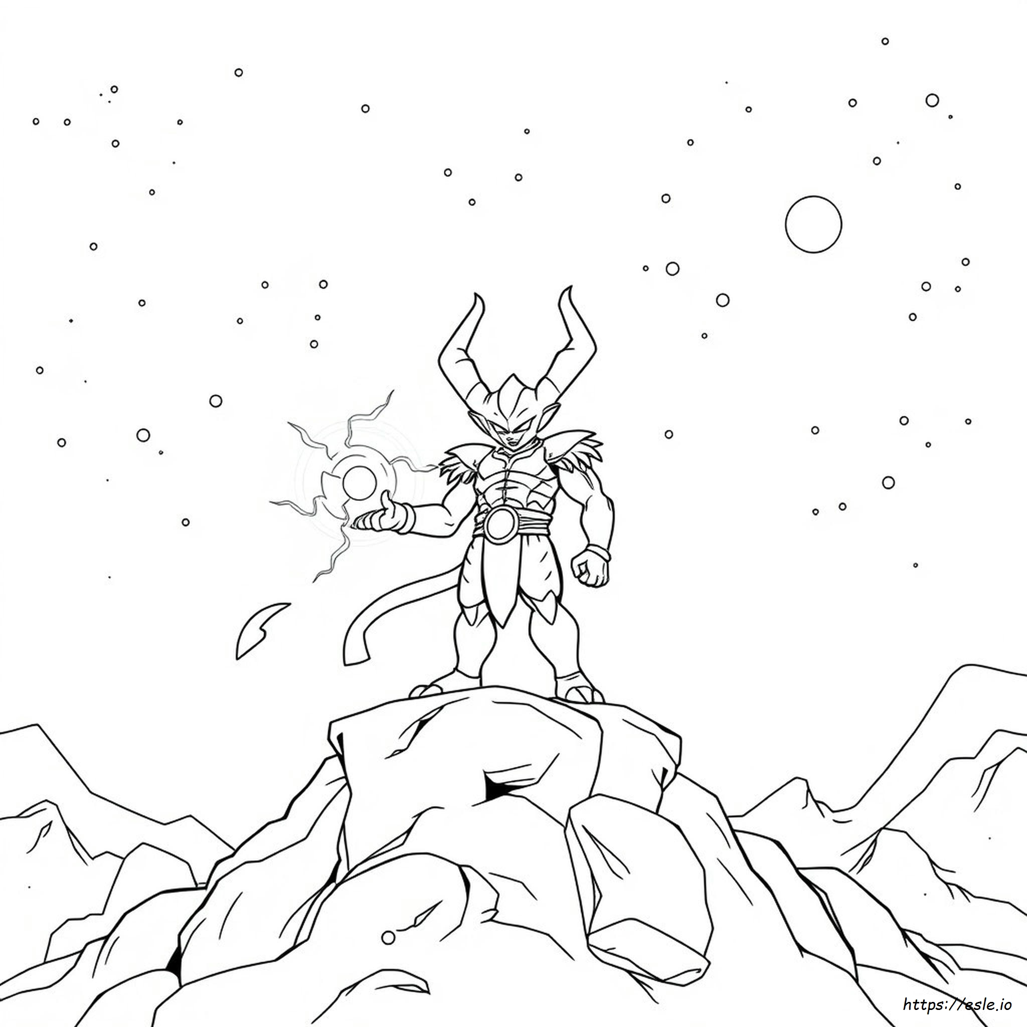 Beerus Dapat Dicetak Gratis Gambar Mewarnai