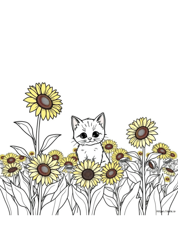 Pagini De Colorat Kitty Corn