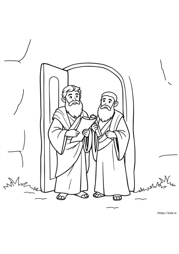 Paulo E Silas Para Colorir Para Imprimir