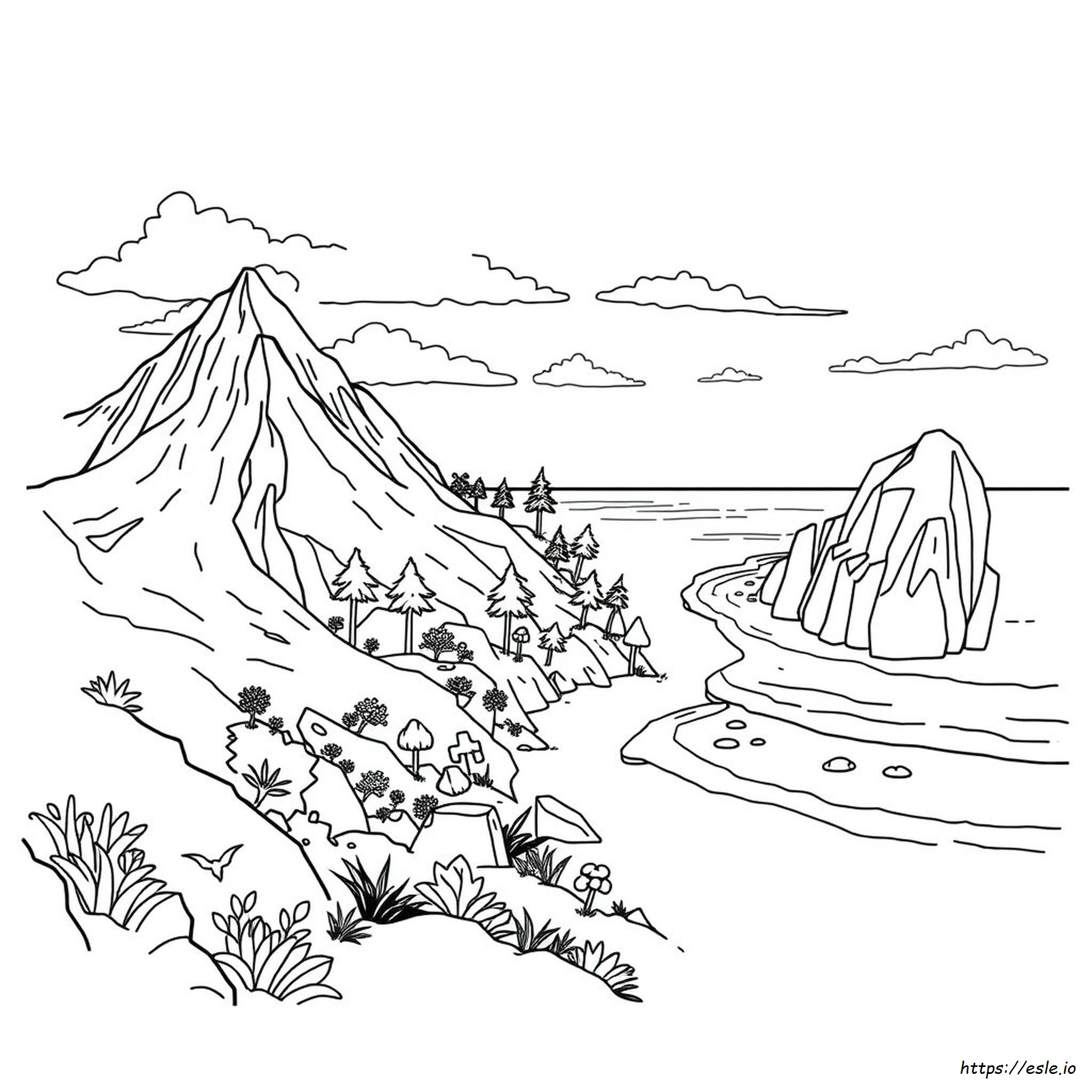 Biome Coloring Pages