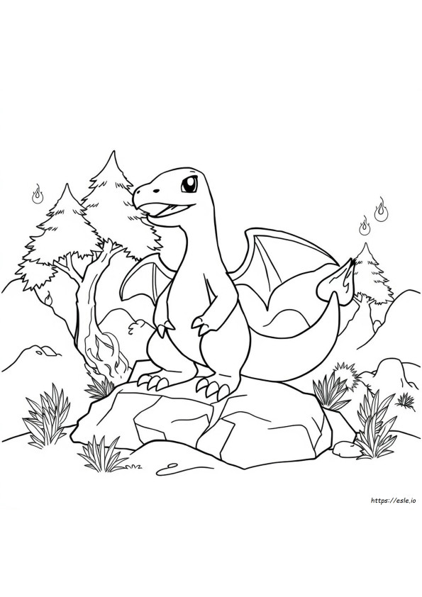 Coloriages À Imprimer Pokémon Dracaufeu