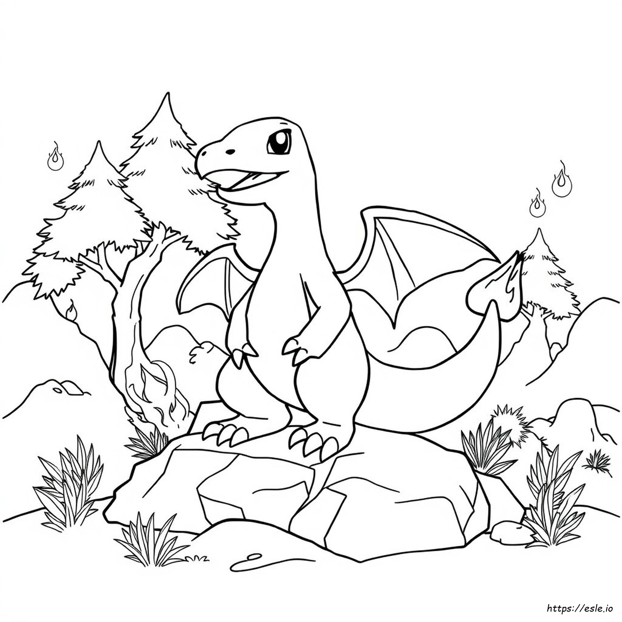 Disegni Da Colorare Di Pokemon Charizard