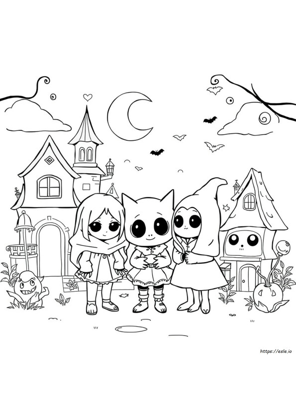 Pop Manga Cute And Creepy Coloring Book
