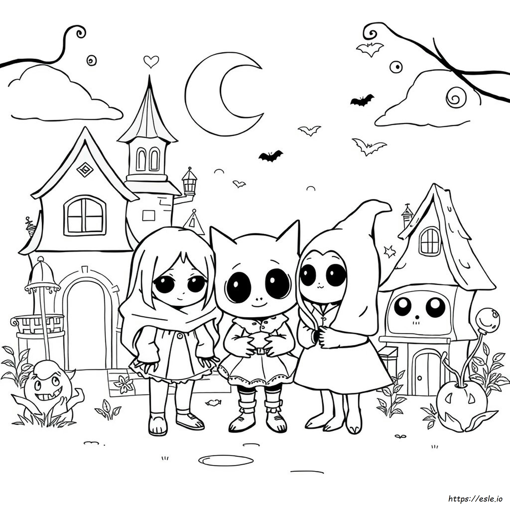 Pop Manga Cute And Creepy Coloring Book