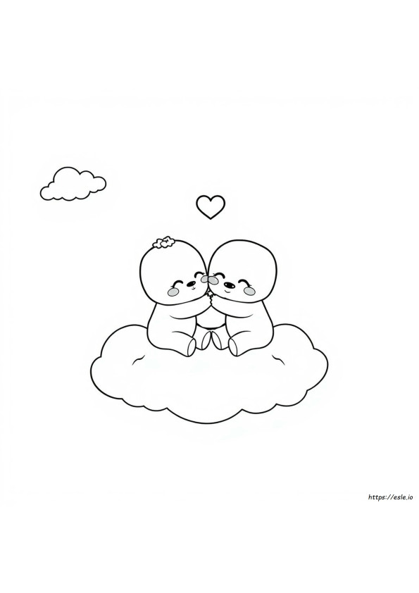 Kissy Huggy Wuggy Coloring Pages