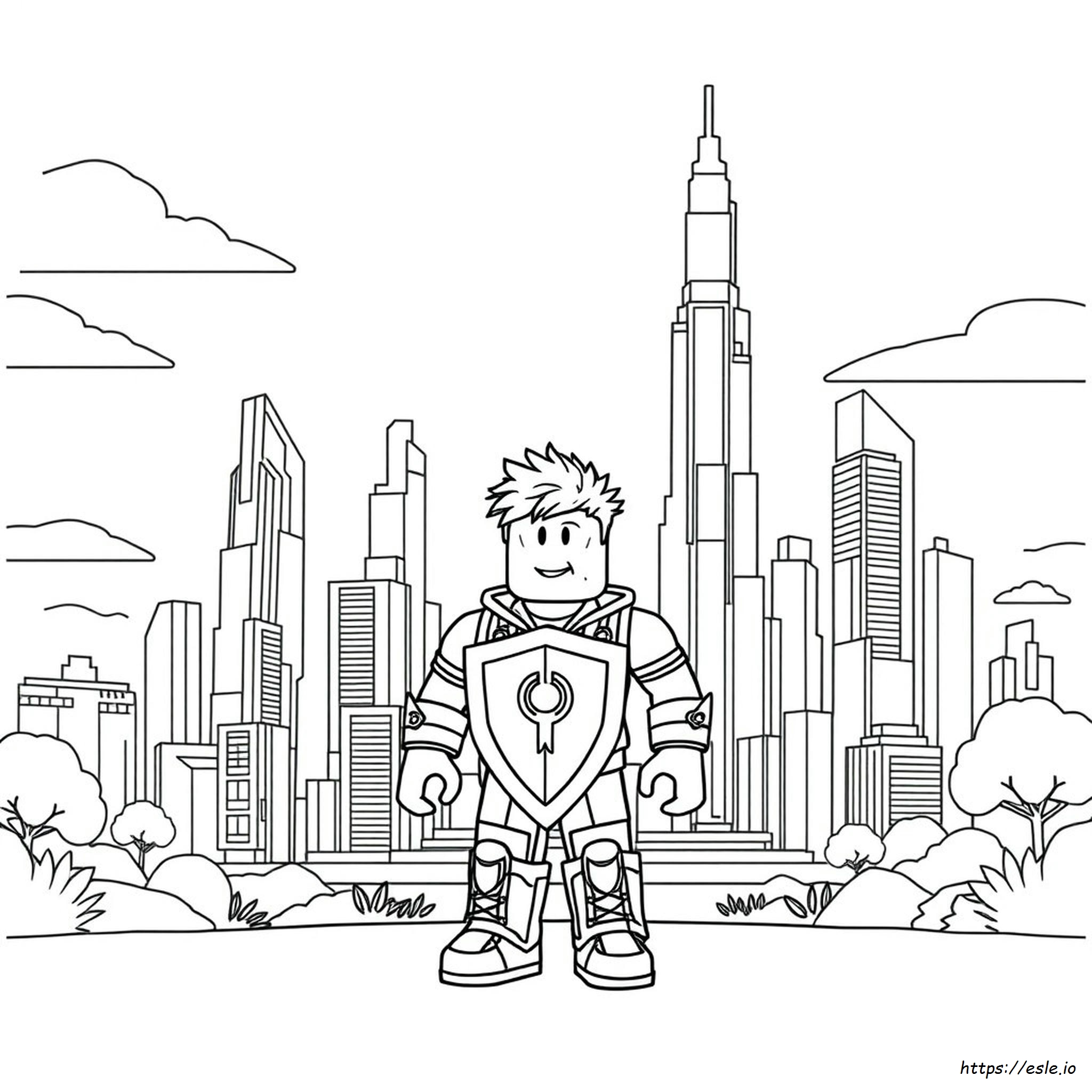 Denis Roblox Coloring Pages