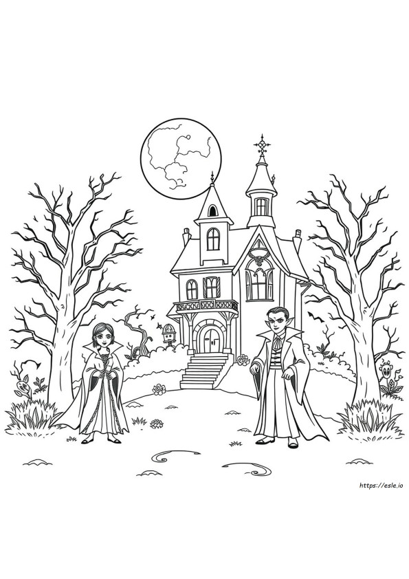 Vampir De Colorat