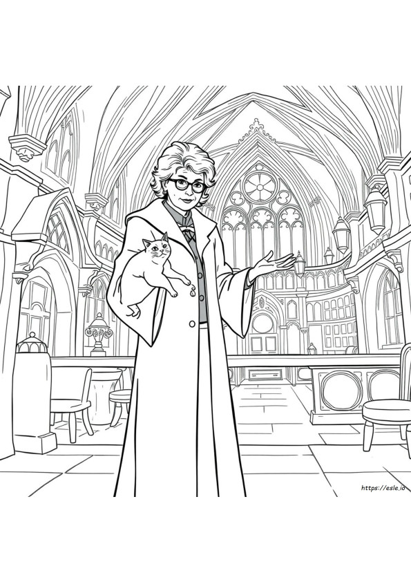 Professor Mcgonagall Ausmalbilder