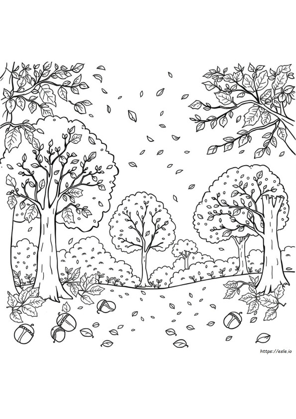 Adult Coloring Pages Free Printable Fall