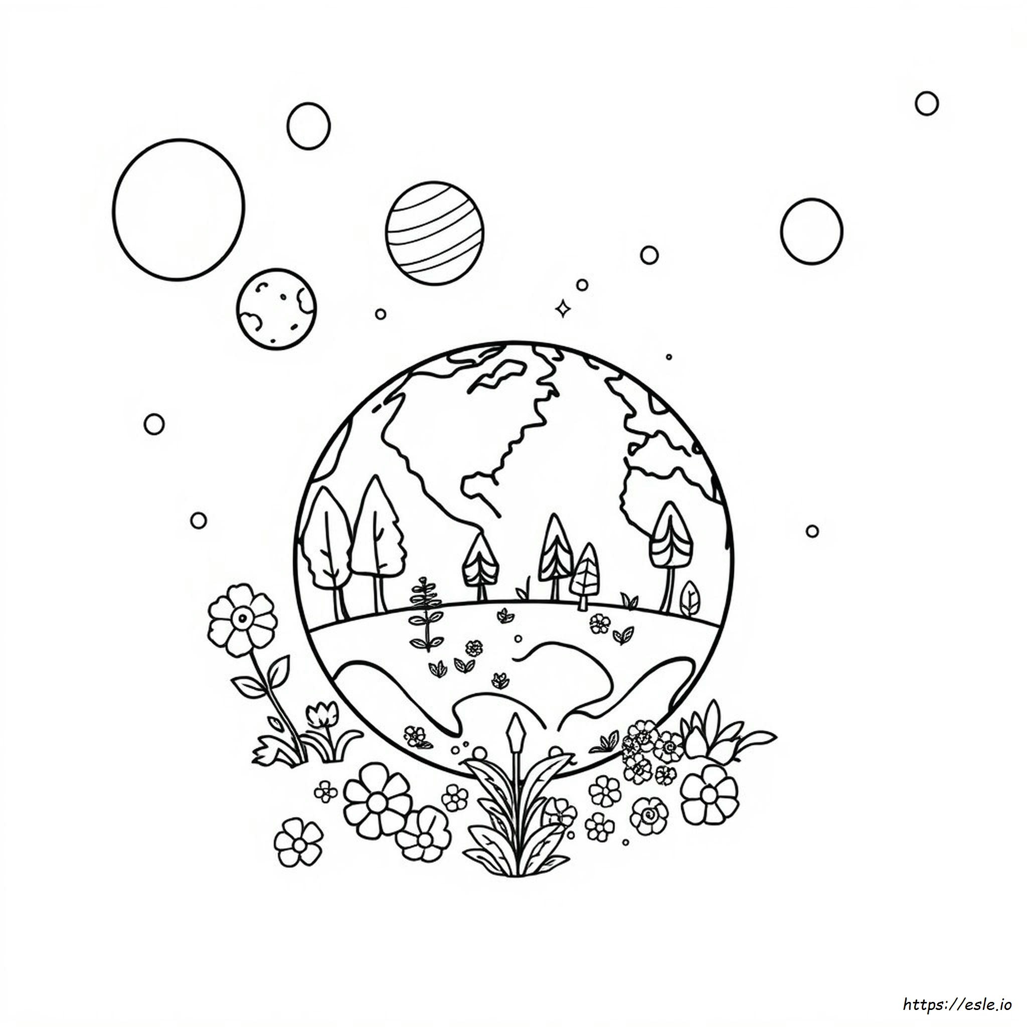 Coloring Pictures For Earth Day