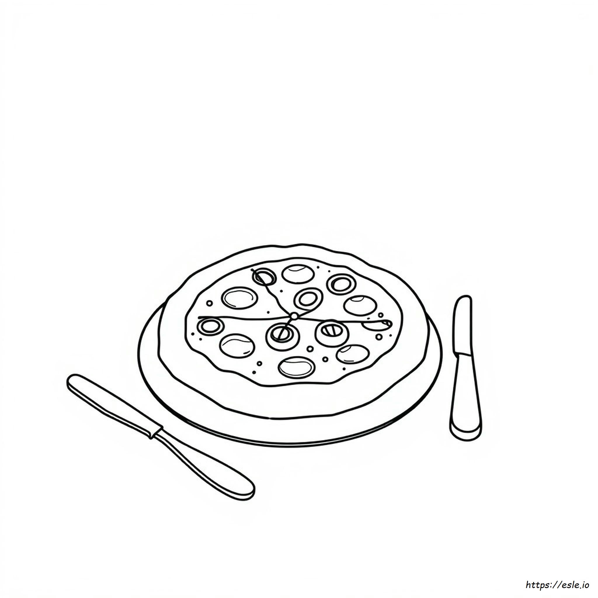 Coloring Pages Of Pizza