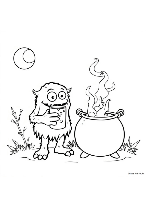 Kolorowanki Monster Drink