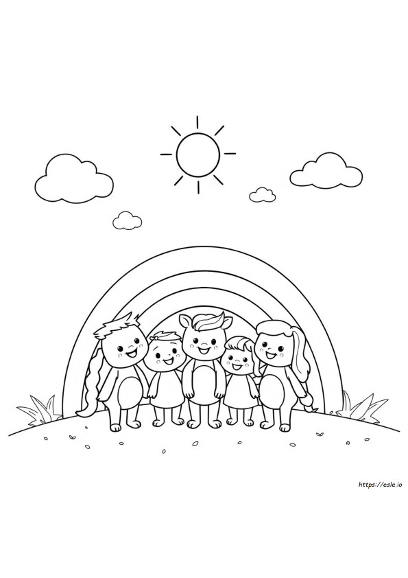 Rainbow Friends Páginas Para Colorear