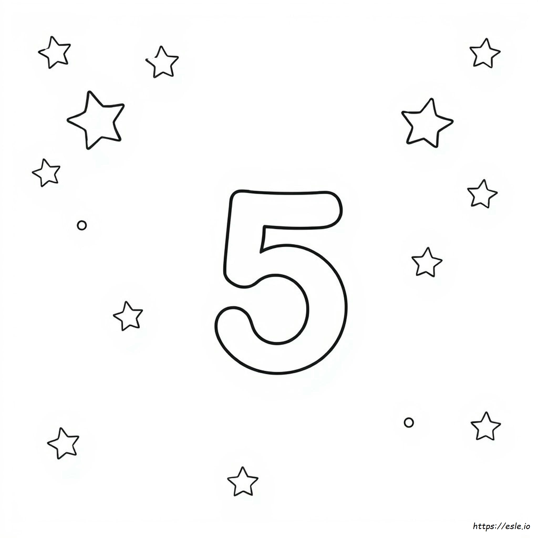 Number Coloring Pages Printable