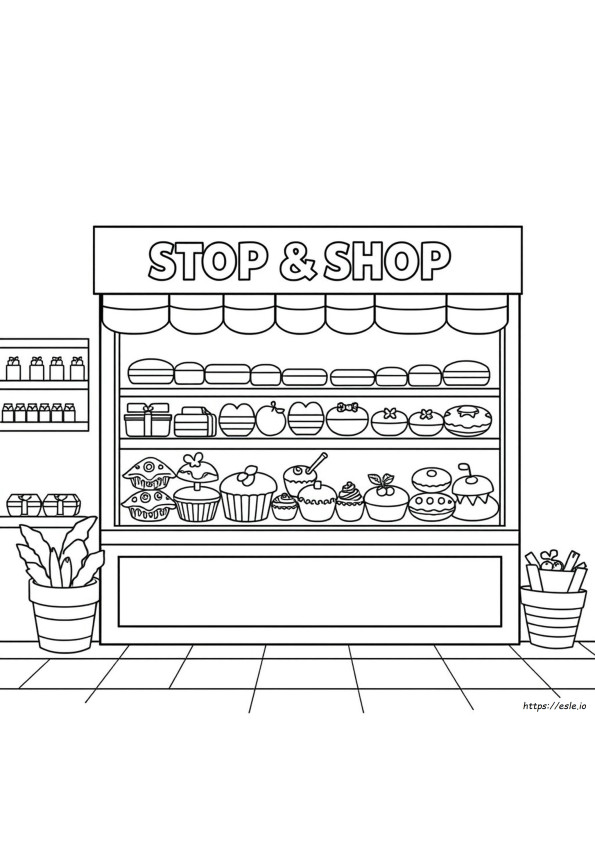 Lebensmittel Färbung Stop Und Shop