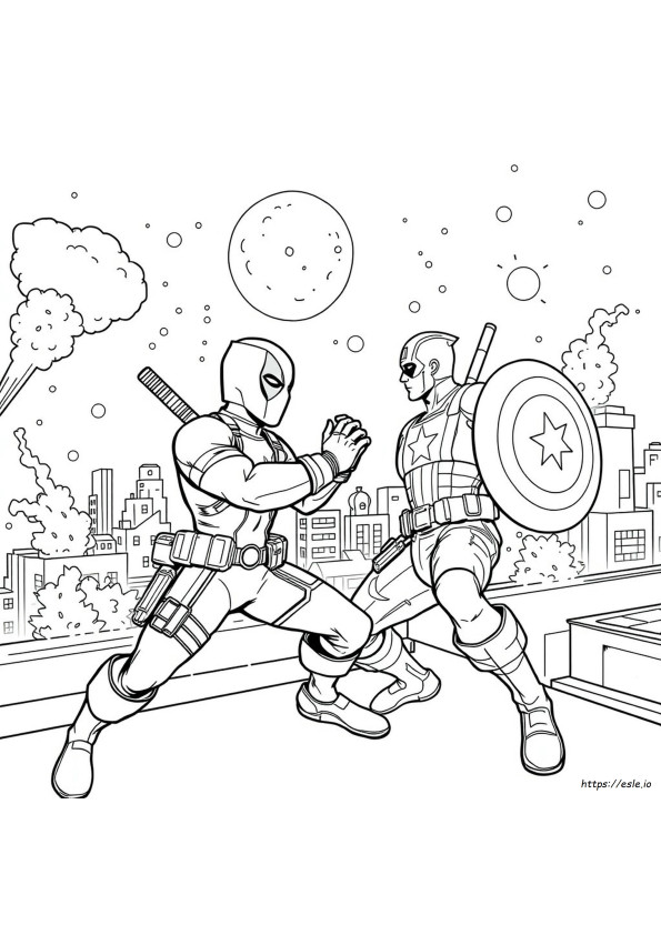 Deadpool 2 Kolorowanki