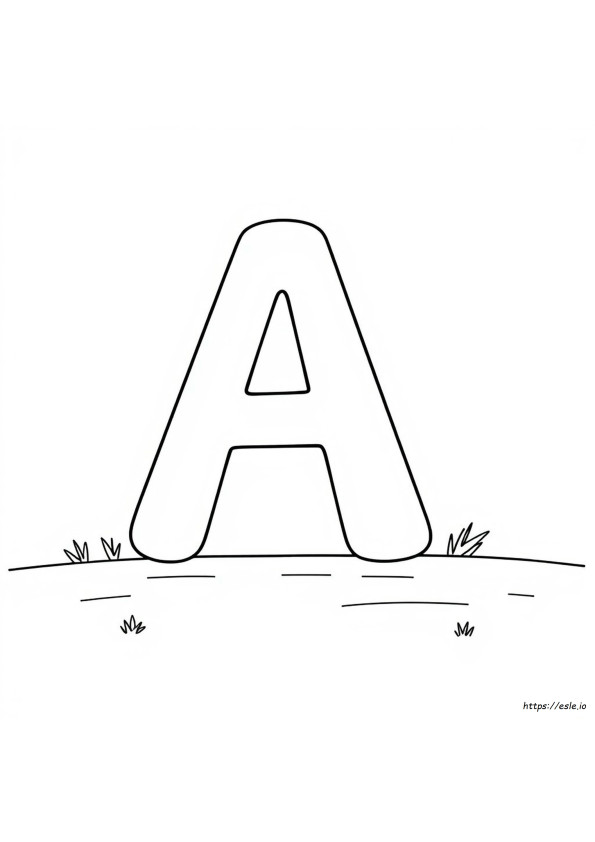 Lettera A Da Colorare