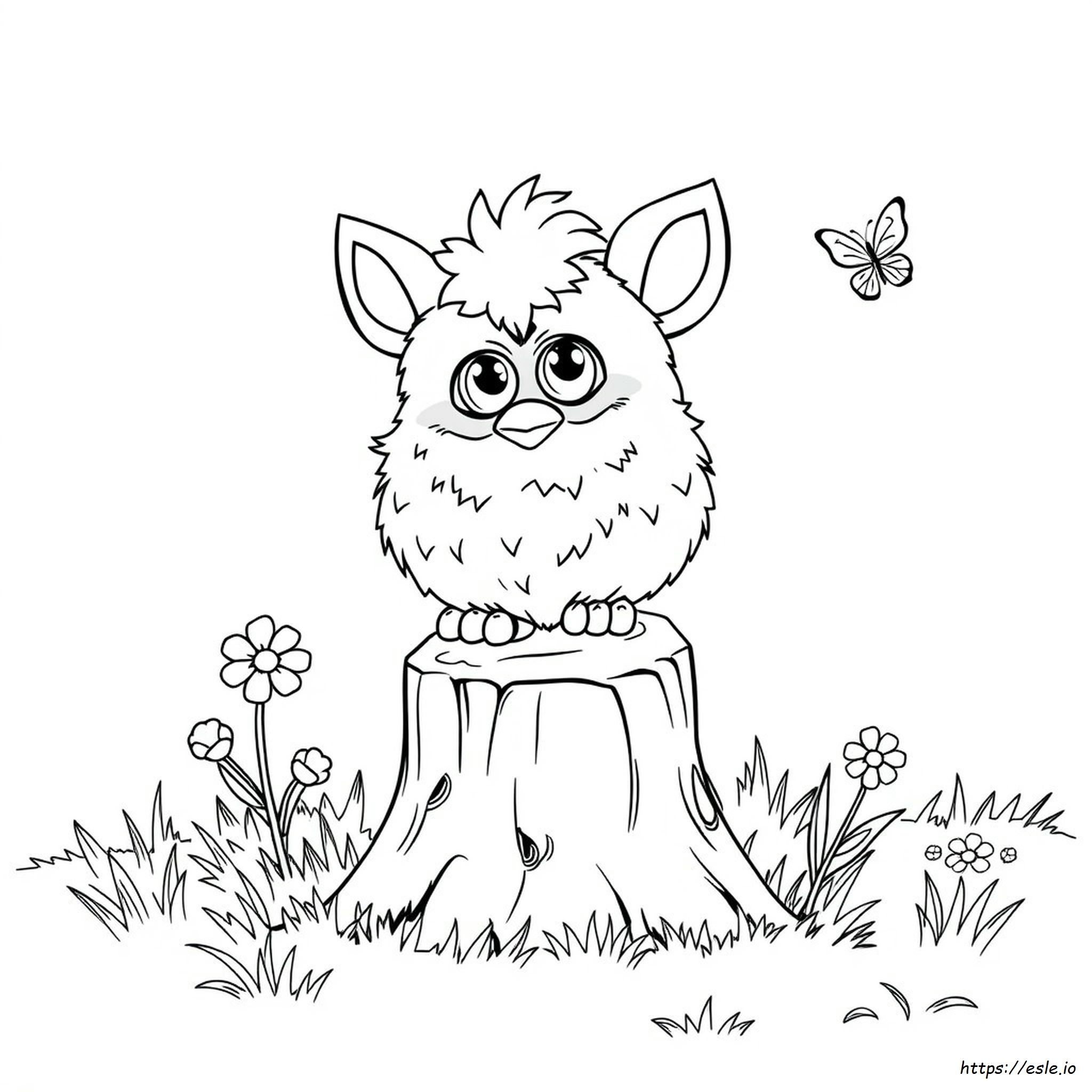 New Furby Coloring Pages