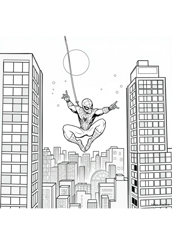 Spiderman Colouring