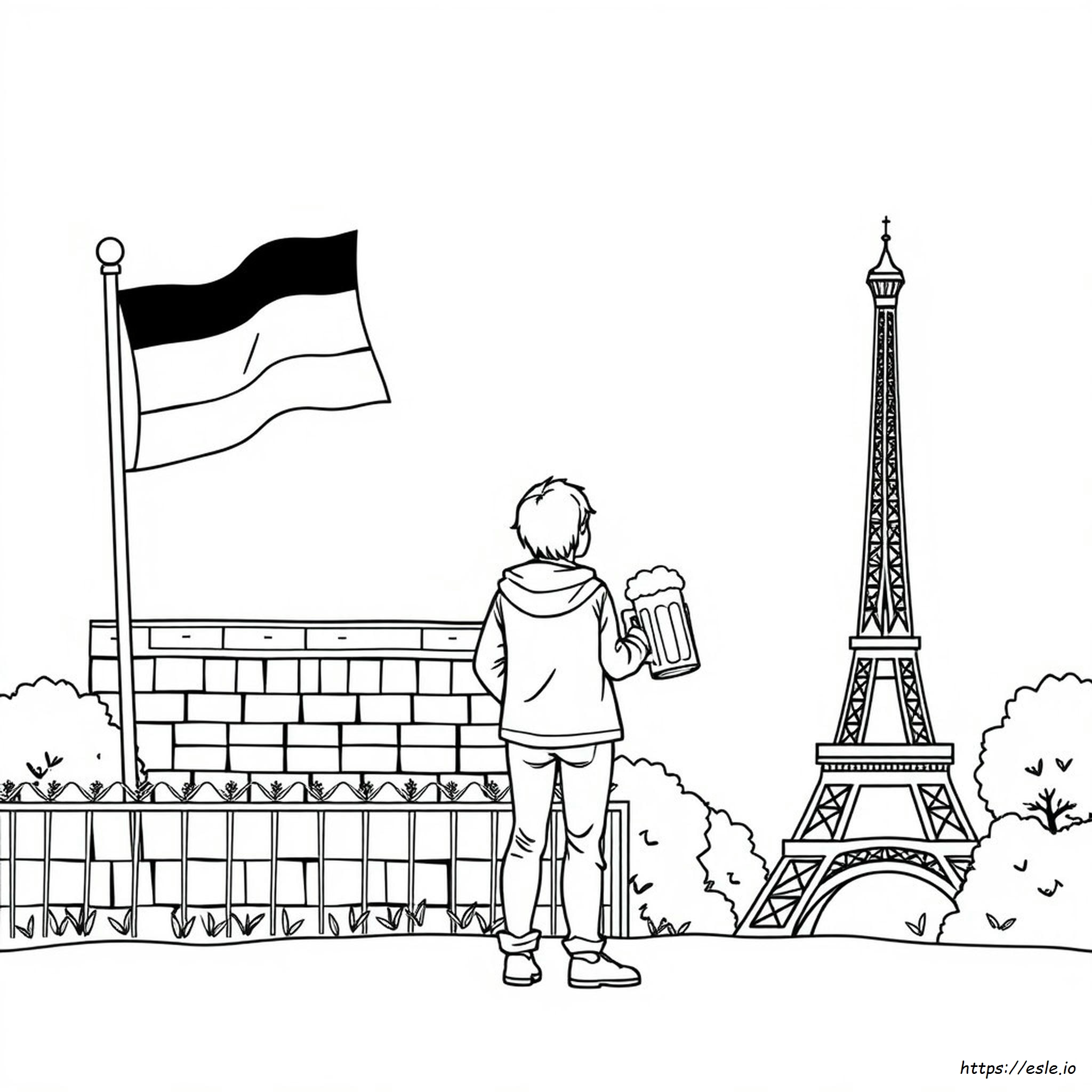 Dibujo Para Colorear De Alemania