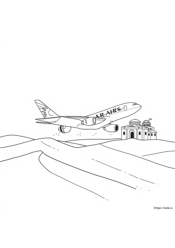 Qatar Airways Coloring Pages