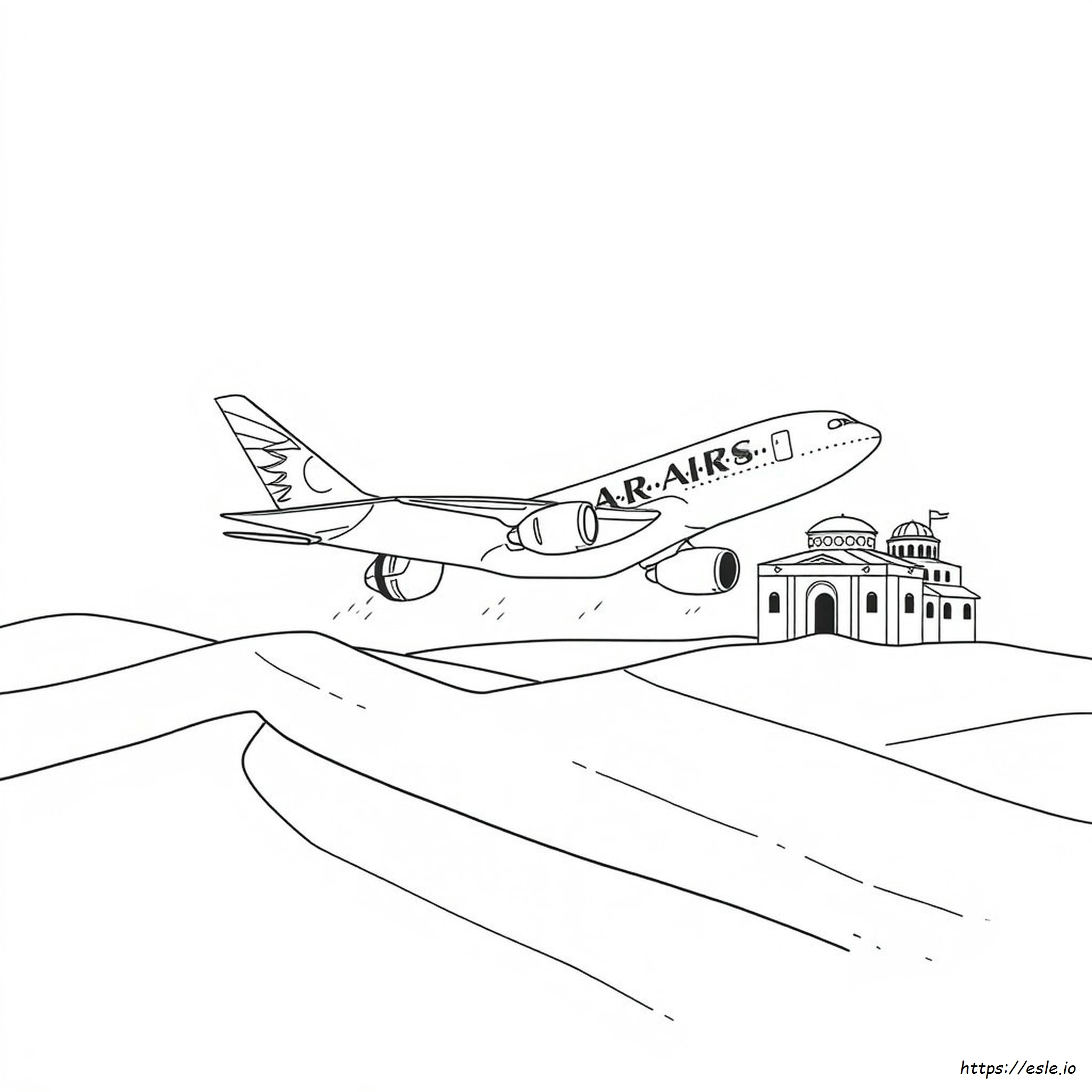 Qatar Airways Coloring Pages