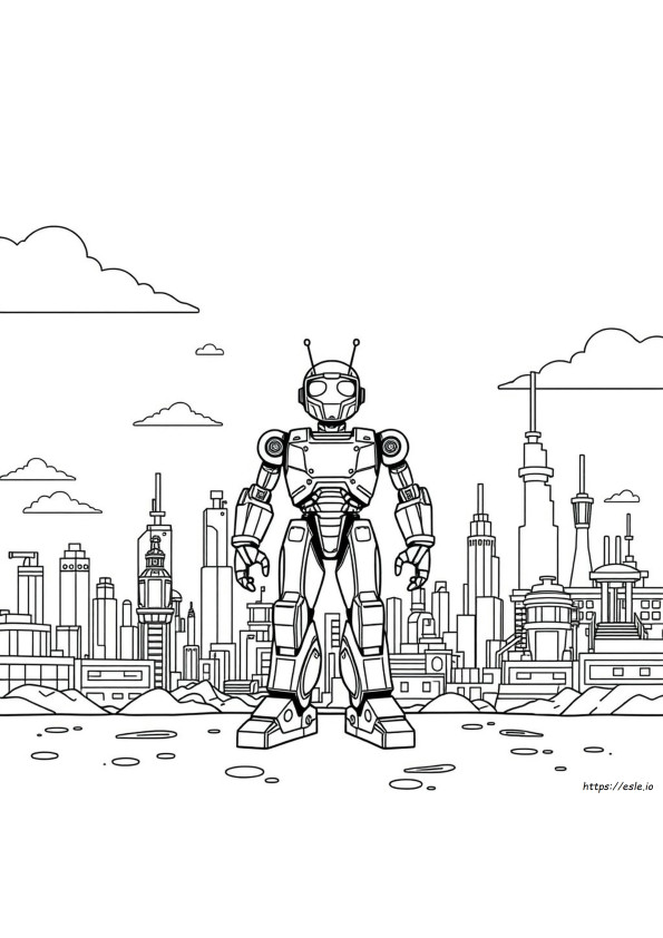 Real Steel Ausmalbilder Zum Ausdrucken