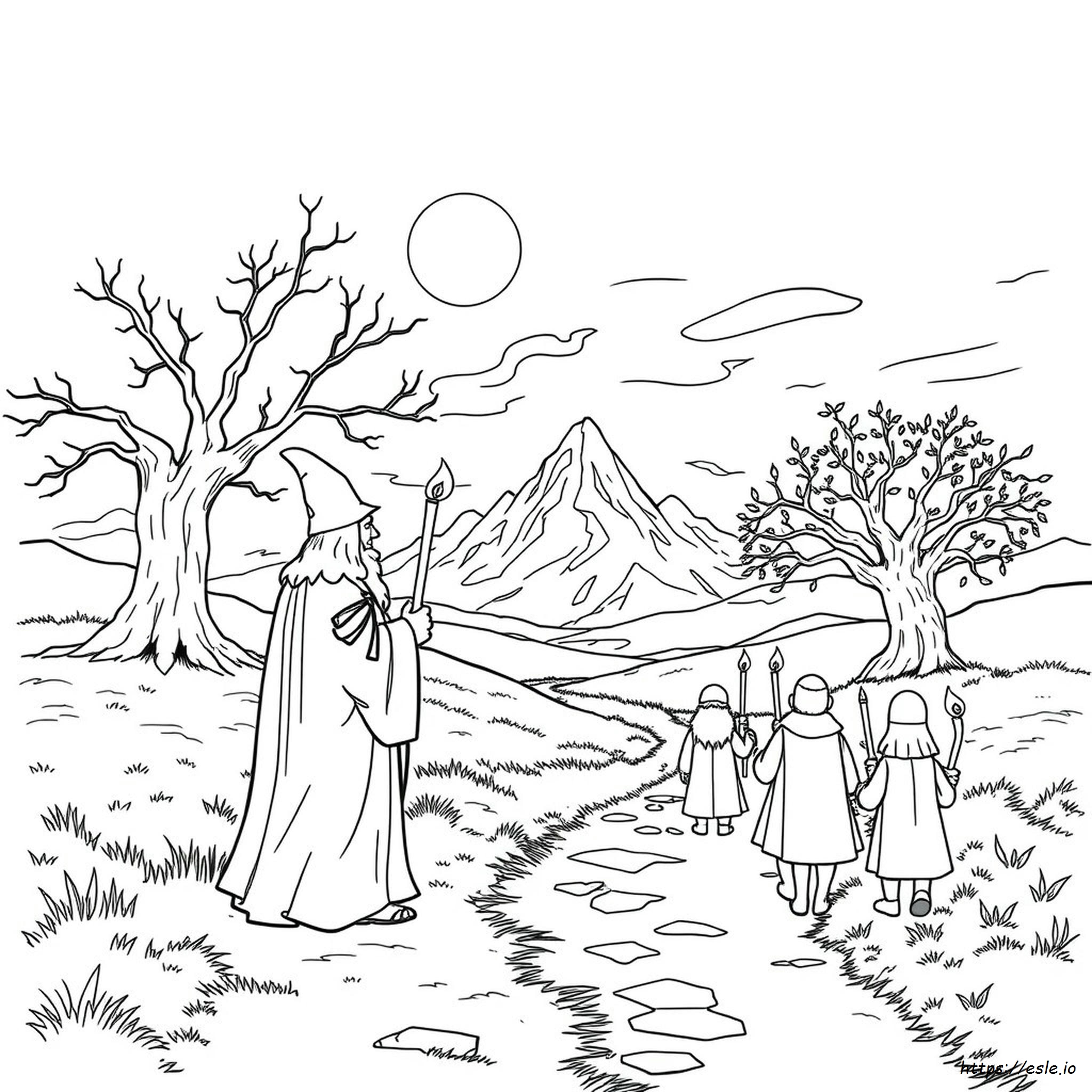 Lord Of The Rings Coloring Book