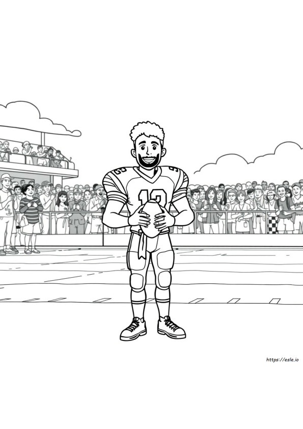 Justin Jefferson Coloring Pages